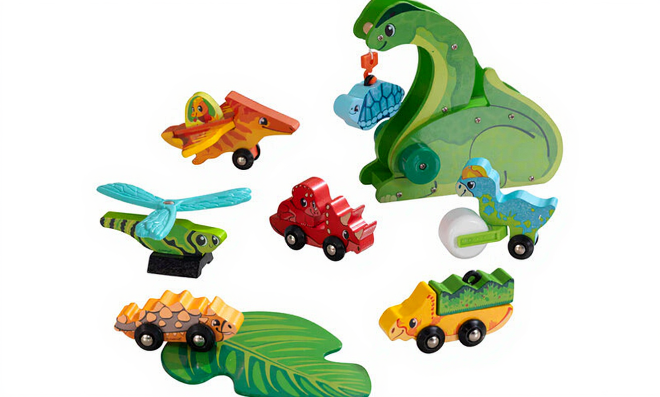 KidKraft Adventure Tracks Dino World Pack Amis préhistoriques