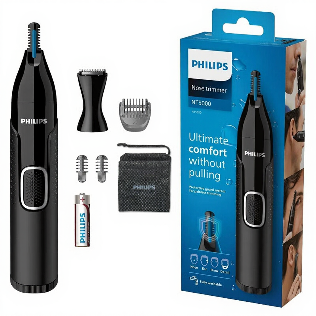 Philips Series 5000 Tondeuse Nez, Oreilles et Sourcils - Noir