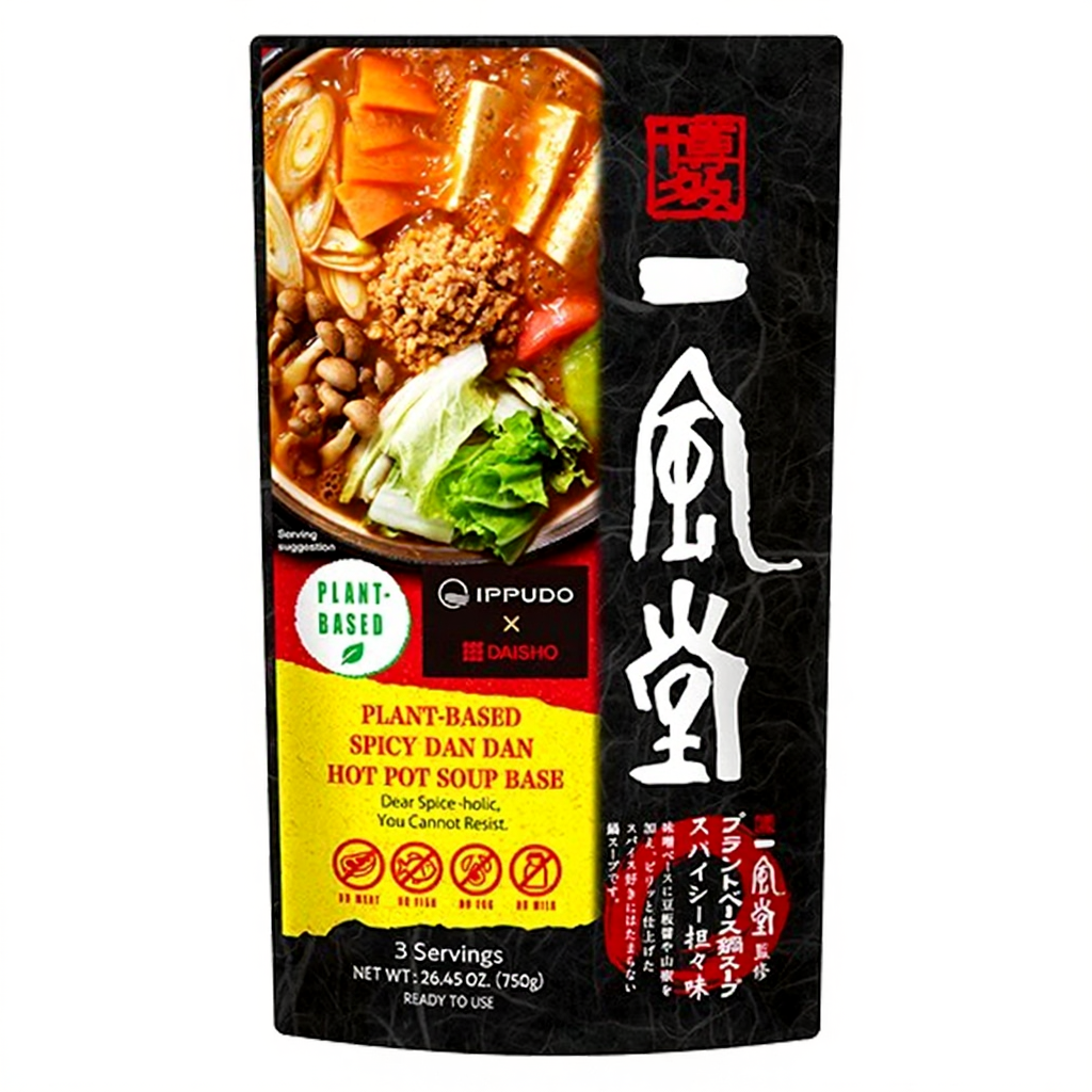 Daisho Ippudo Base de soupe pour fondue japonaise épicée Tan-Tan, 750 g