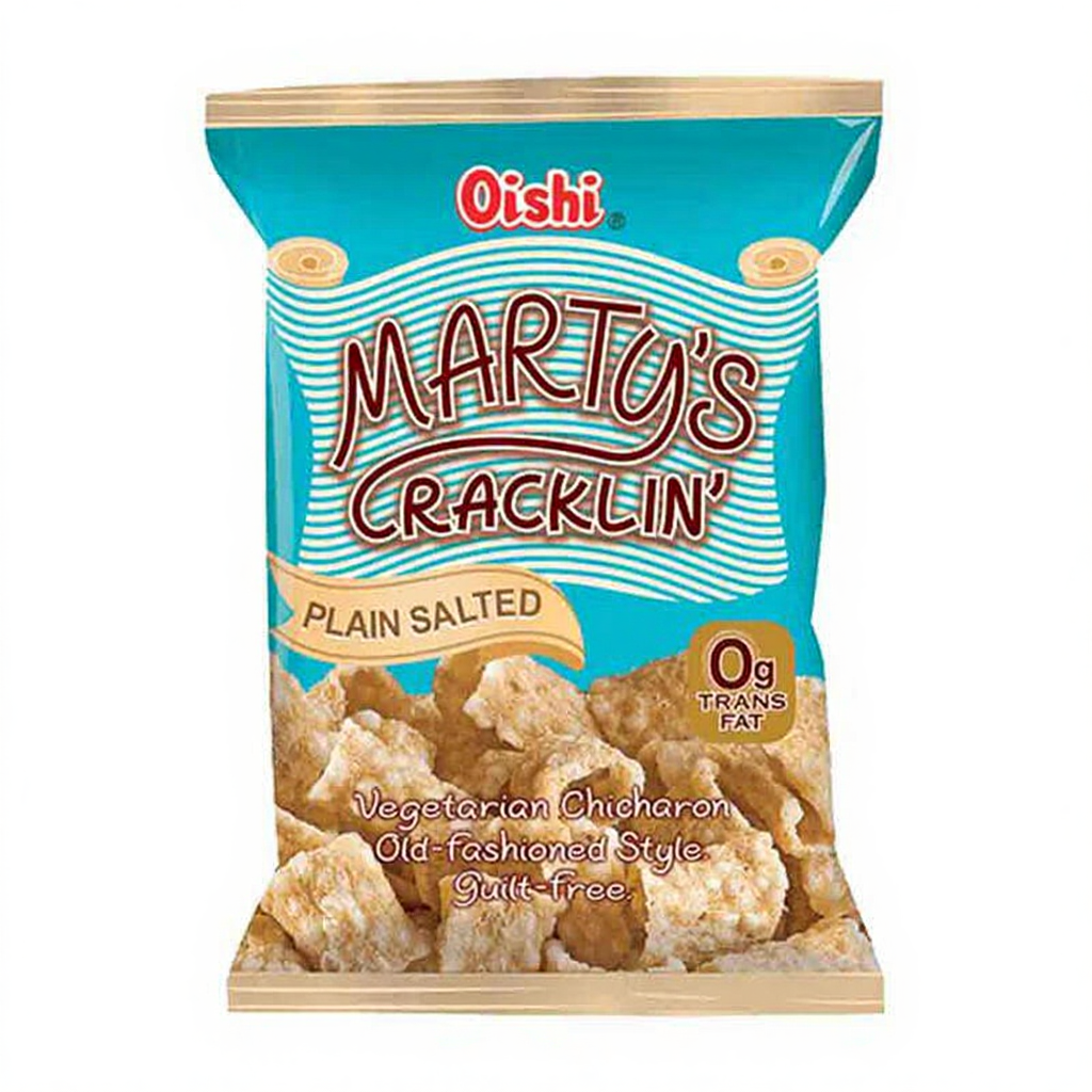 Oishi Marty's Cracklin' Chicharon végan nature salé 90 g