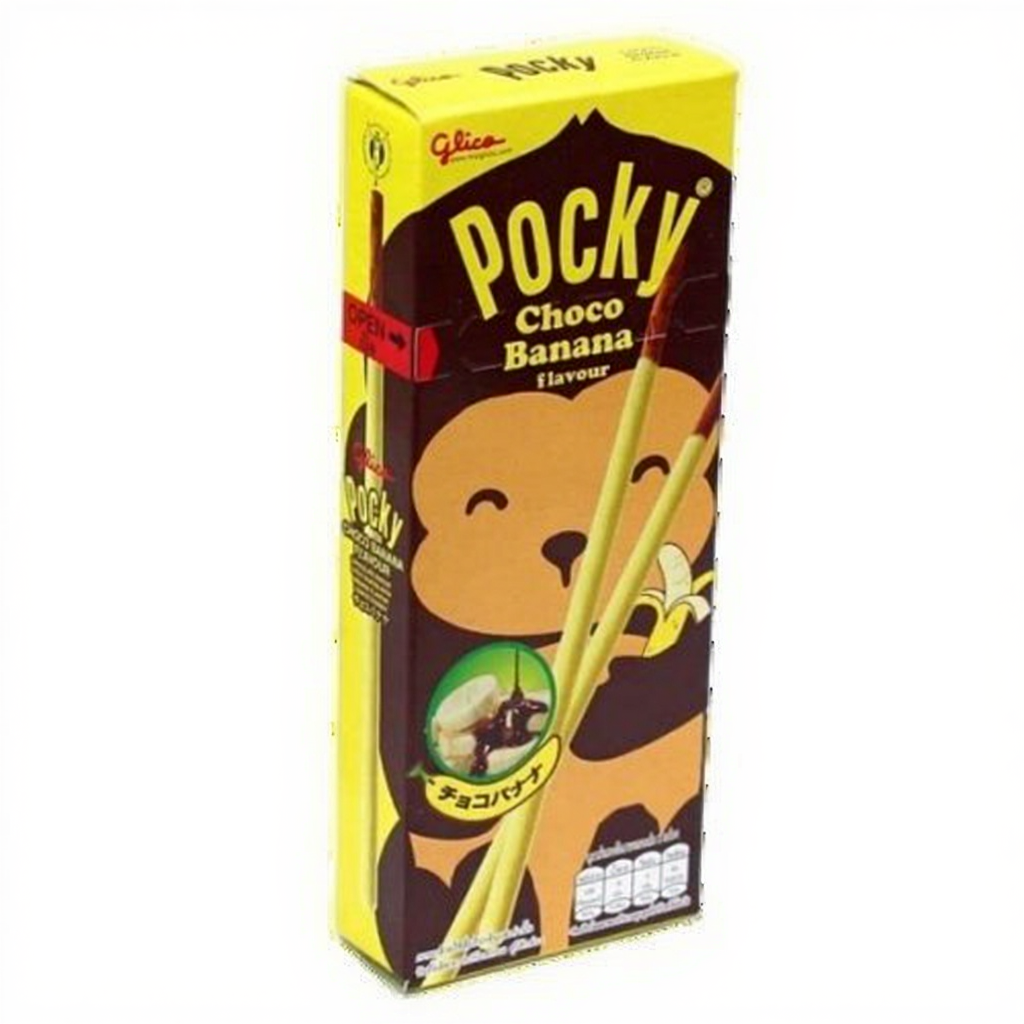Glico Pocky Bacchi Banane Chocolat 25 g - Nouveauté