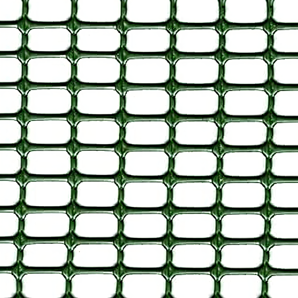 TENAX Hobby 10 Filet en plastique vert à mailles rectangulaires pour clôtures et portails - 1 x 50 m