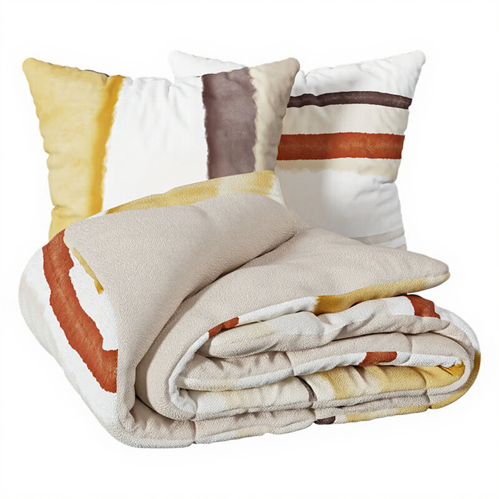 Atmosphera Parure de lit Hana en percale - 240 x 220 cm