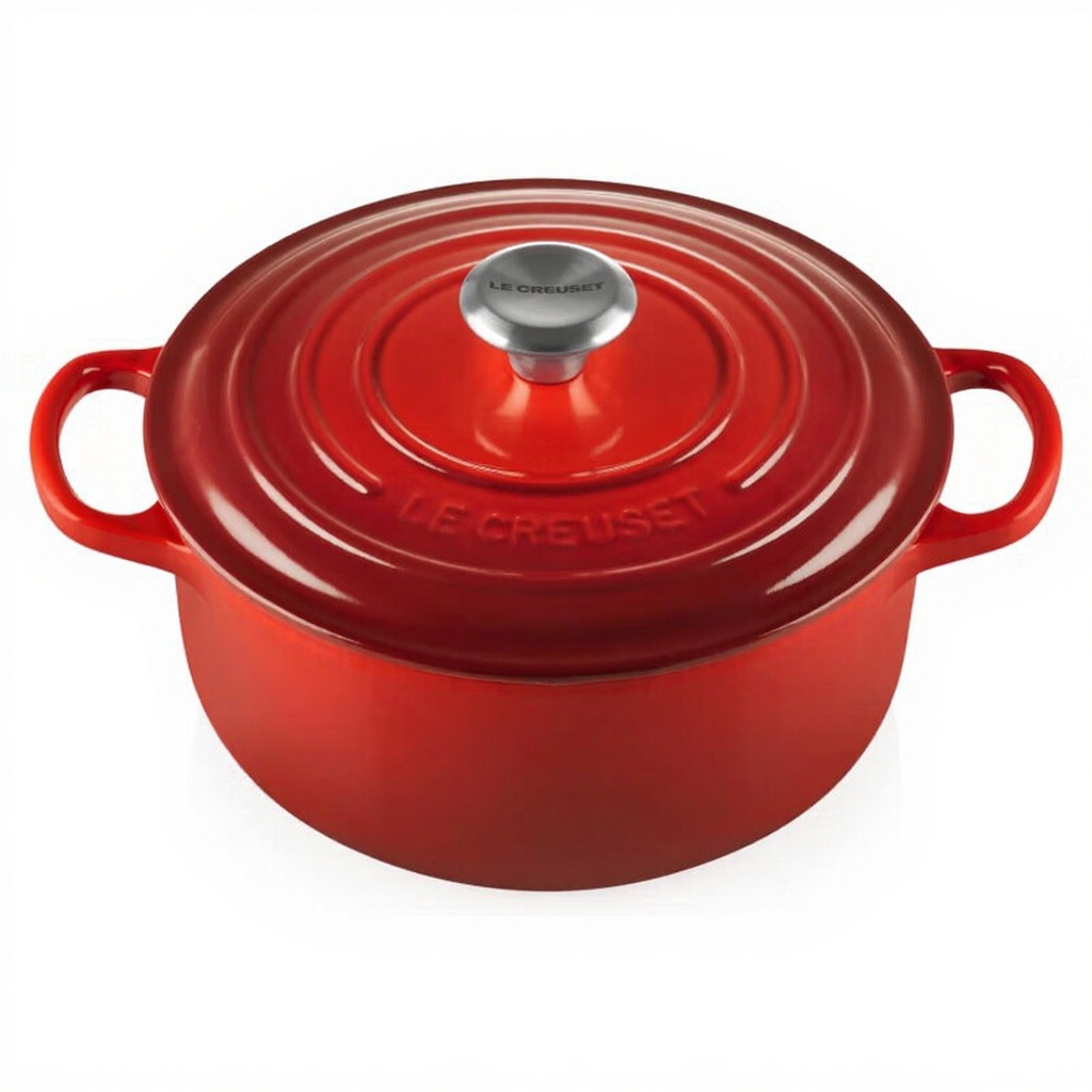 Le Creuset Signature Cocotte ronde rouge cerise - 20 cm