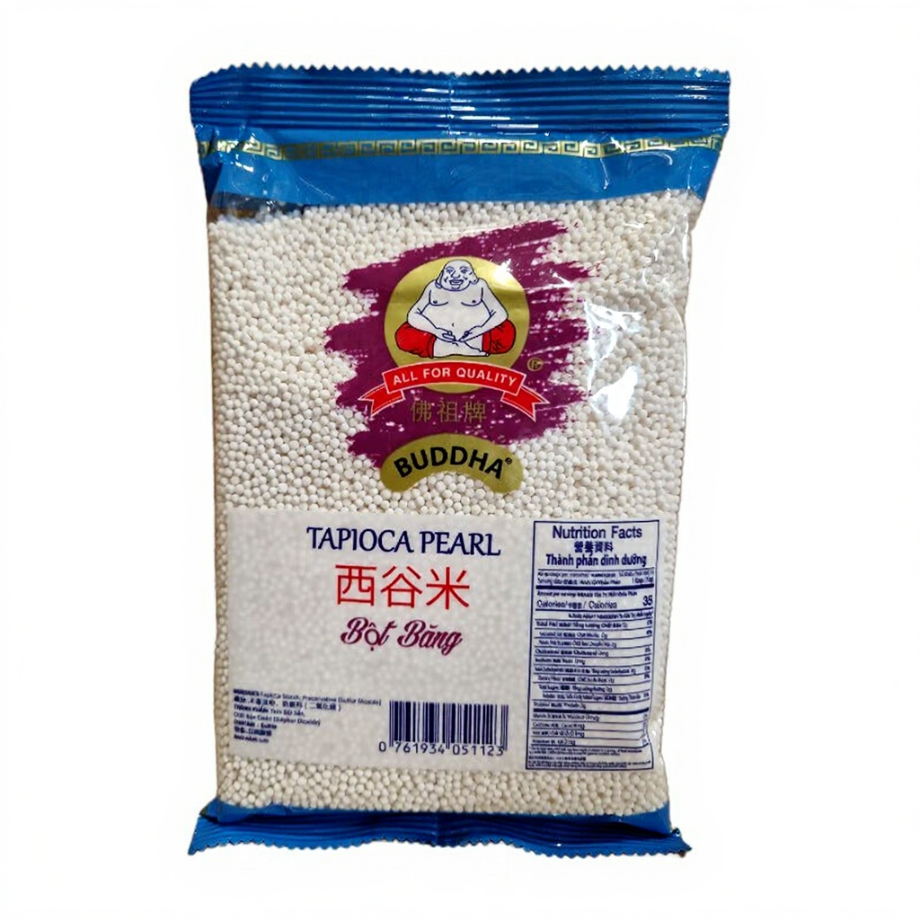 Sunlee Buddha Petites perles de tapioca blanches - 400 g