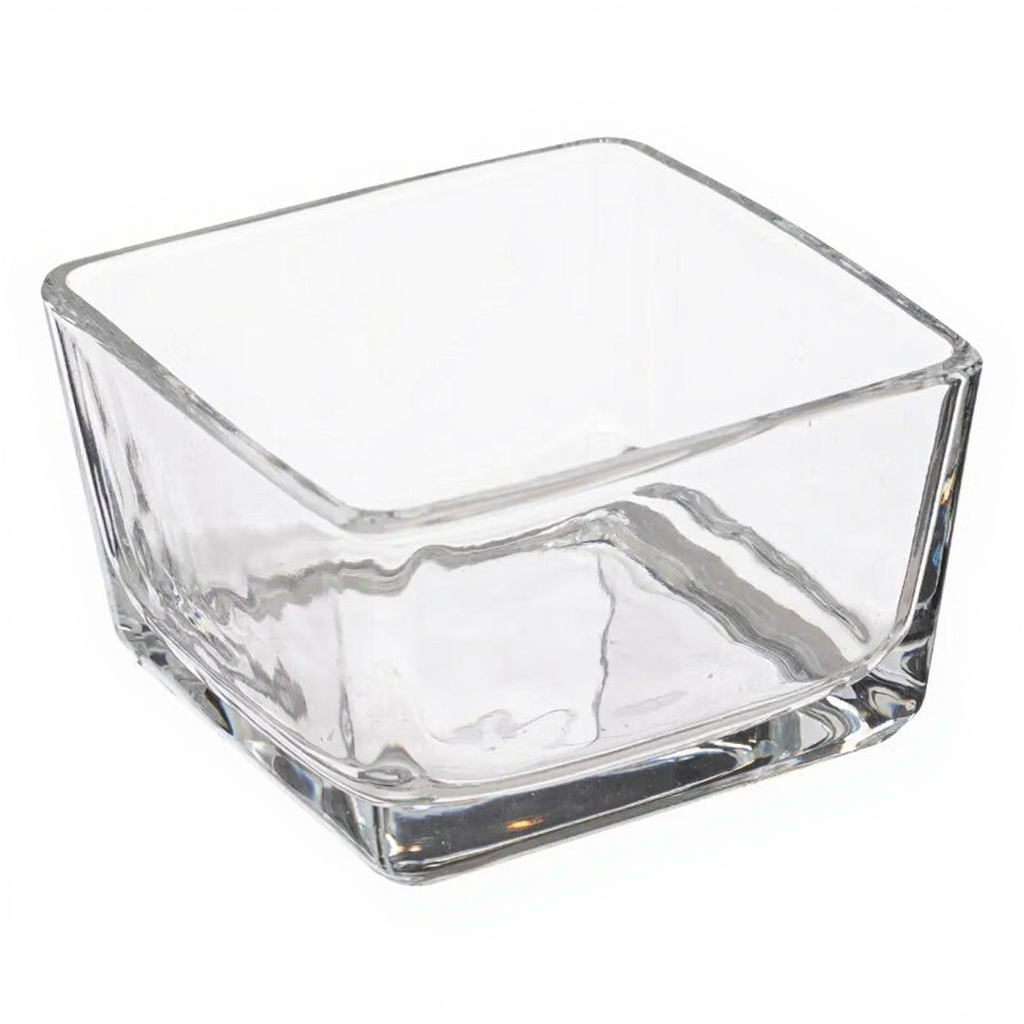 Secret de Gourmet Ensemble à encas 4 pièces Bambou et verre
