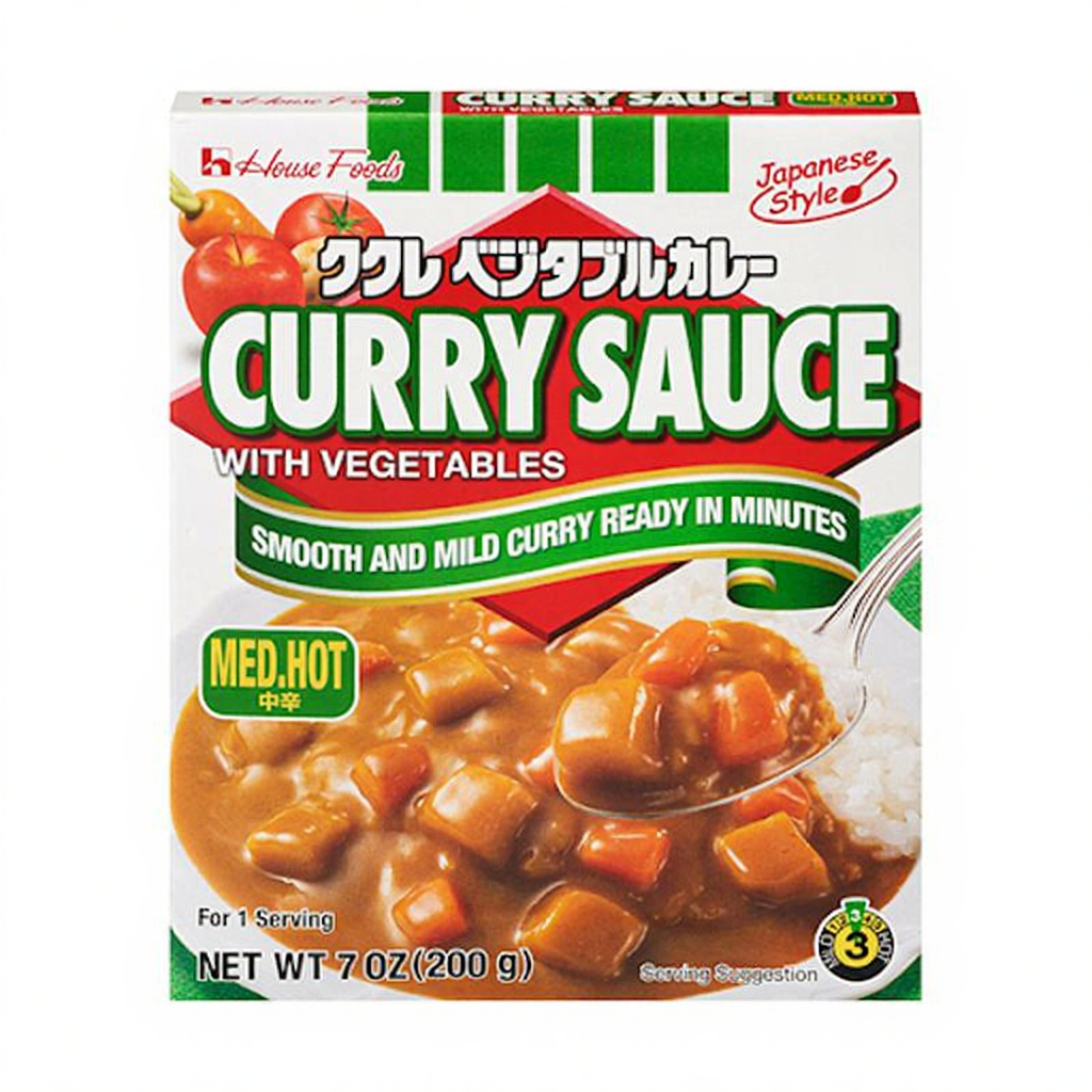 House Kukure Curry de légumes moyennement épicé - 200 g