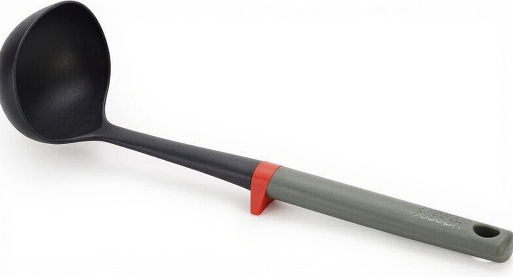 Joseph Joseph Louche avec support intégré en silicone - Gris et noir