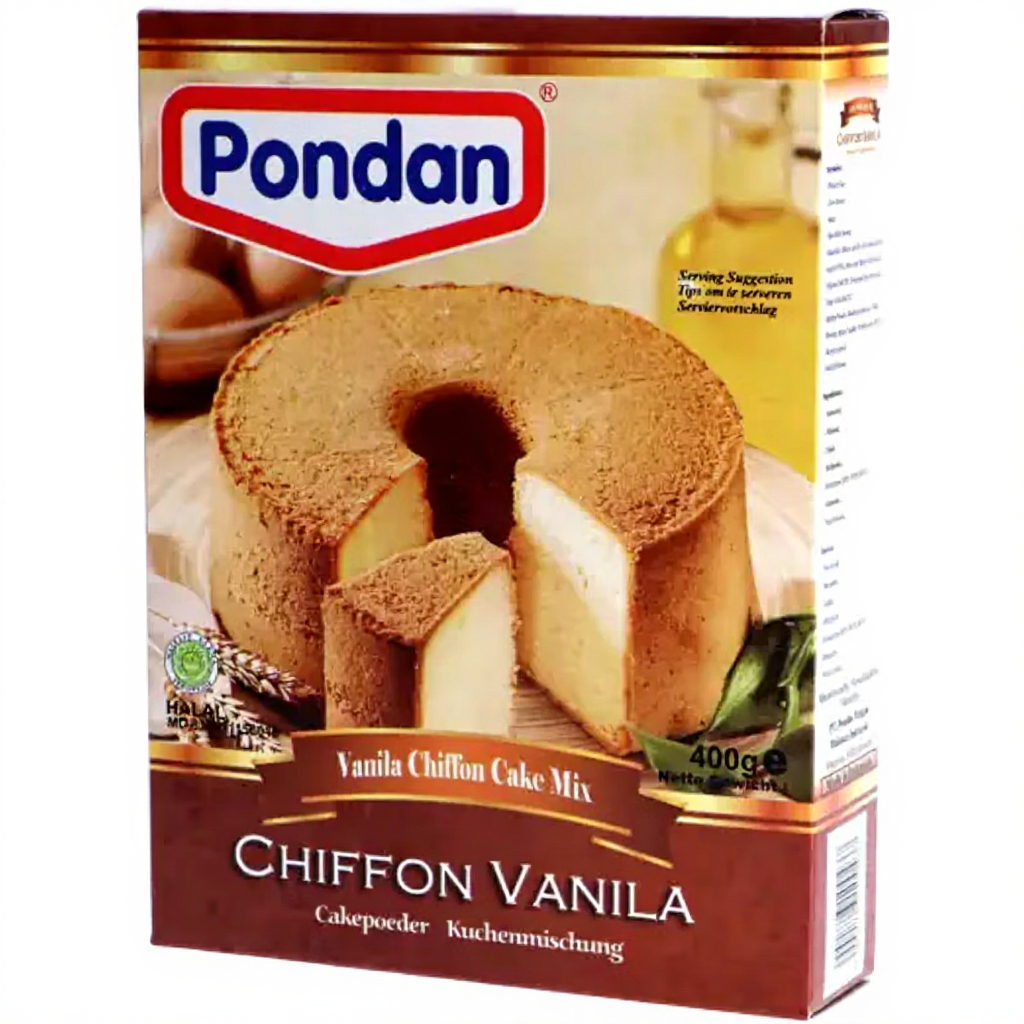 Pondan Préparation pour Gâteau Chiffon Vanille 400 g