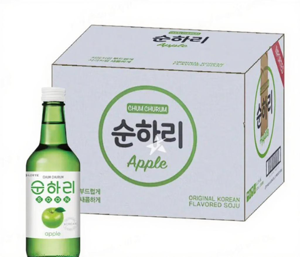 ChumChurum KR Soju Sunhari Pomme 12 % 20 x 350 ml
