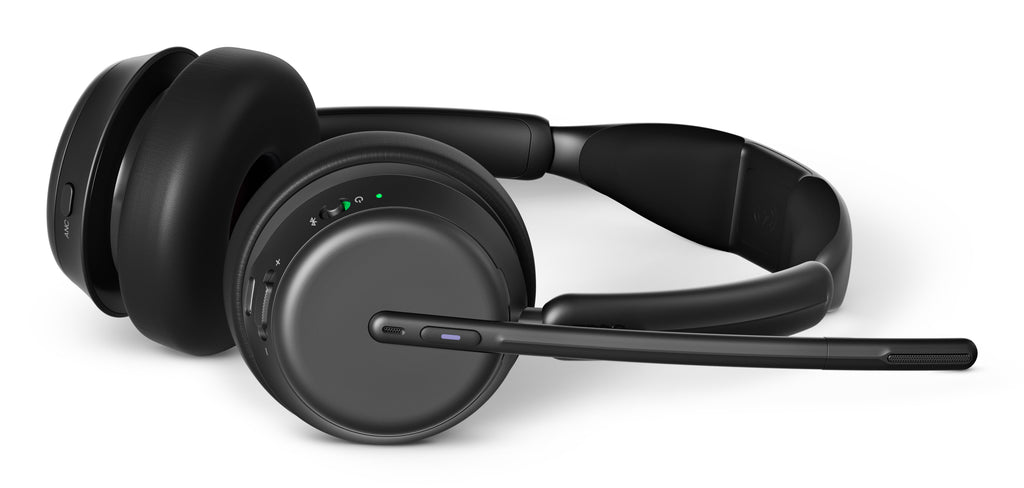 EPOS IMPACT 1060T Casque Sans Fil et Filaire avec ANC, Noir