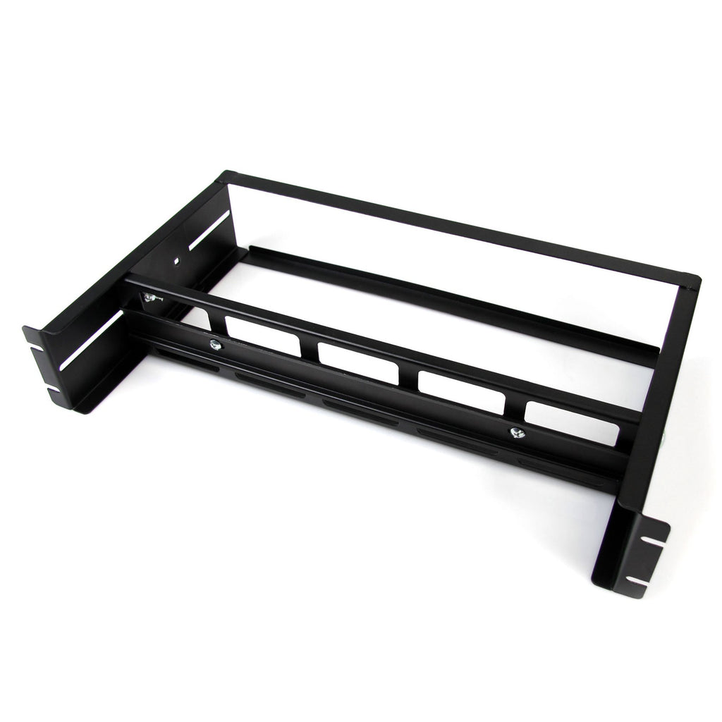 StarTech.com Kit de Rail DIN 2U pour Rack Standard 19" - Rail DIN pour Montage en Rack à Profondeur Réglable avec Rails 