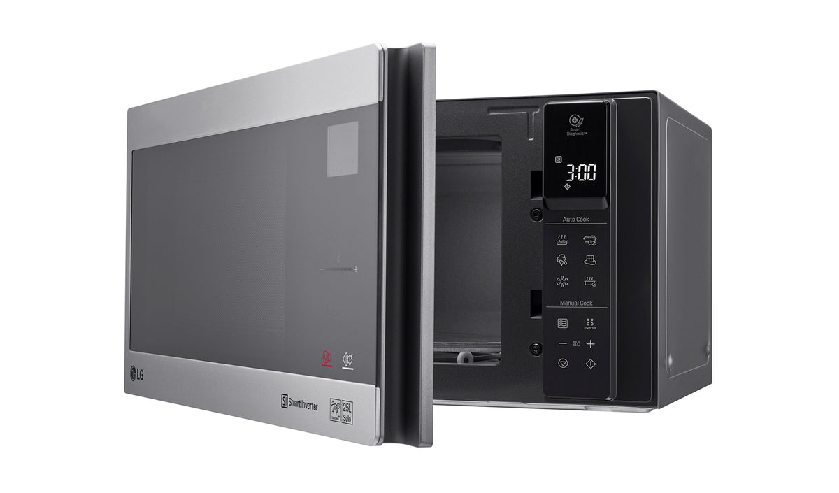 LG MS2595CIS micro-onde Argent, Acier inoxydable Micro-onde simple Comptoir 25 L 1000 W