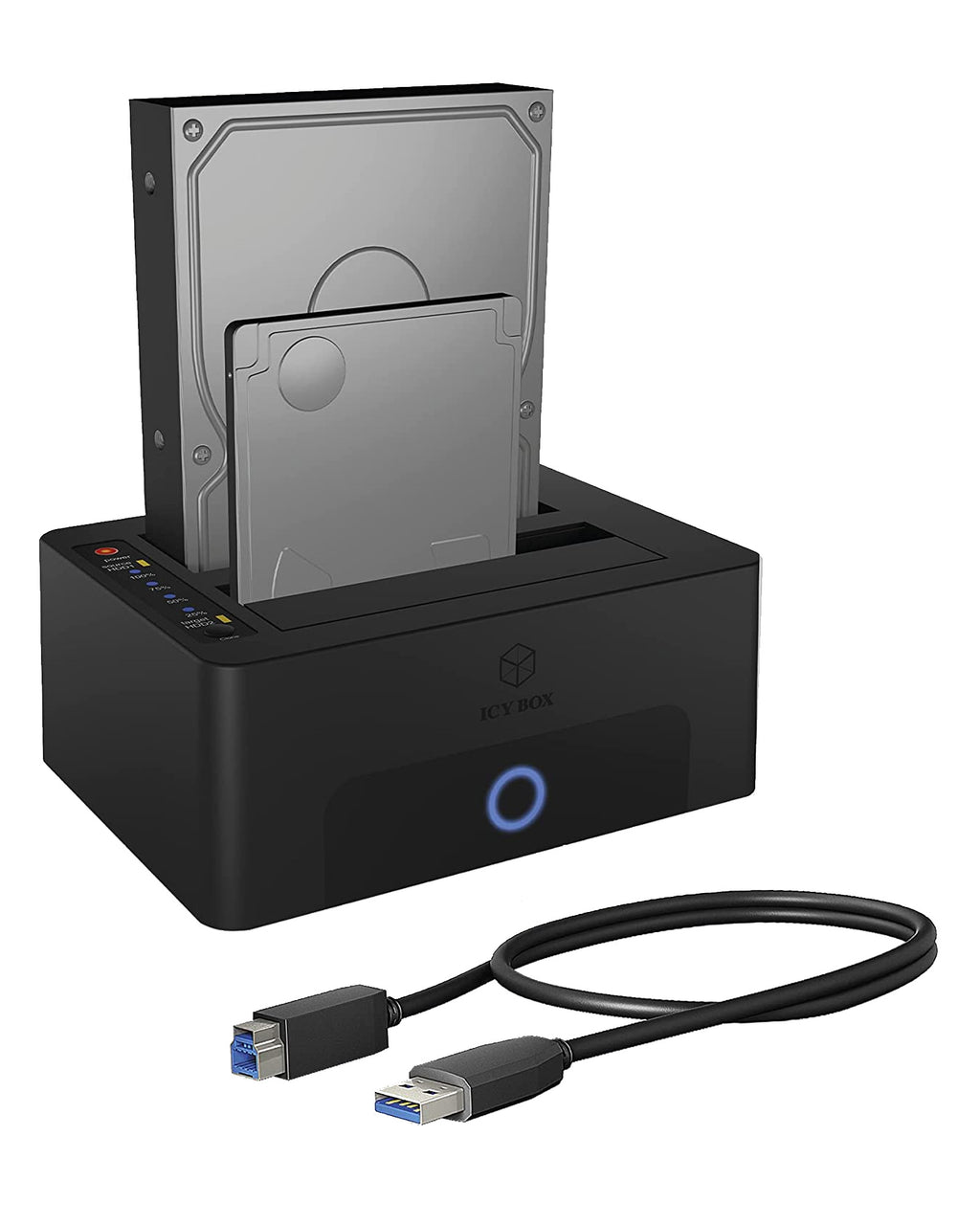 ICY BOX IB-1232CL-U3 USB 3.2 Gen 1 (3.1 Gen 1) Type-A Noir