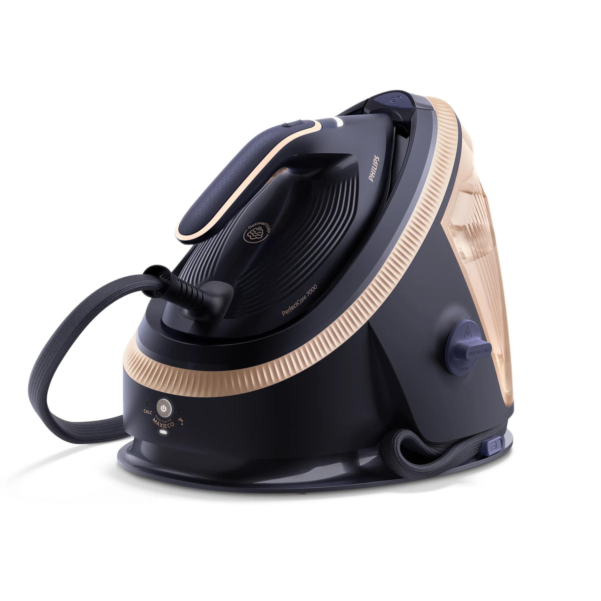Philips Centrale Vapeur PerfectCare Série 7000, Semelle SteamGlide Elite, Technologie OptimalTEMP