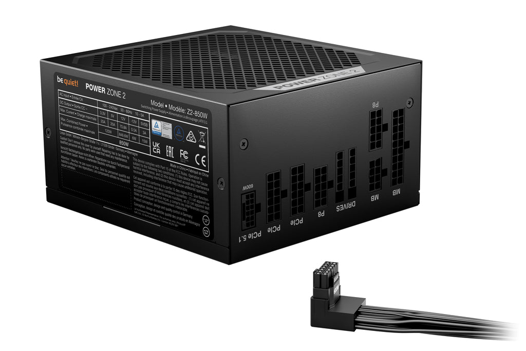 be quiet! POWER ZONE 2 850 W, Alimentation ATX 3.1, 80 Plus Platinum