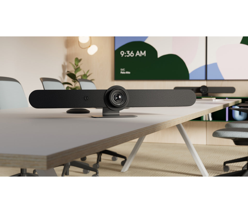 Logitech Rally Bar Système de Visioconférence avec Réseau de 6 Micros