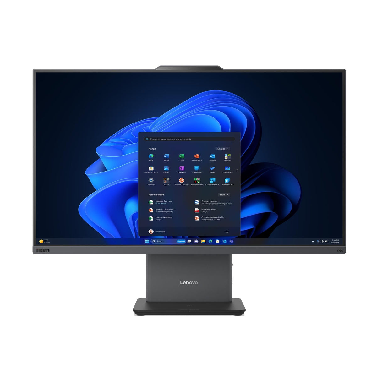 Lenovo ThinkCentre neo 50a 24 Gen 6 LNL 13QH AIO Core Ultra 5 226V 16GB 512GB Intel Arc Graphics 130V Windows 11 Pro