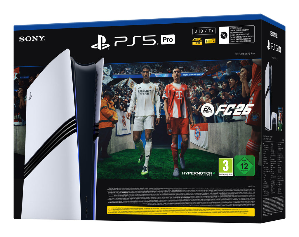 Sony Sony PlayStation 5 Pro + EA Sports FC 26 Bundle 2 To Wifi Noir, Blanc