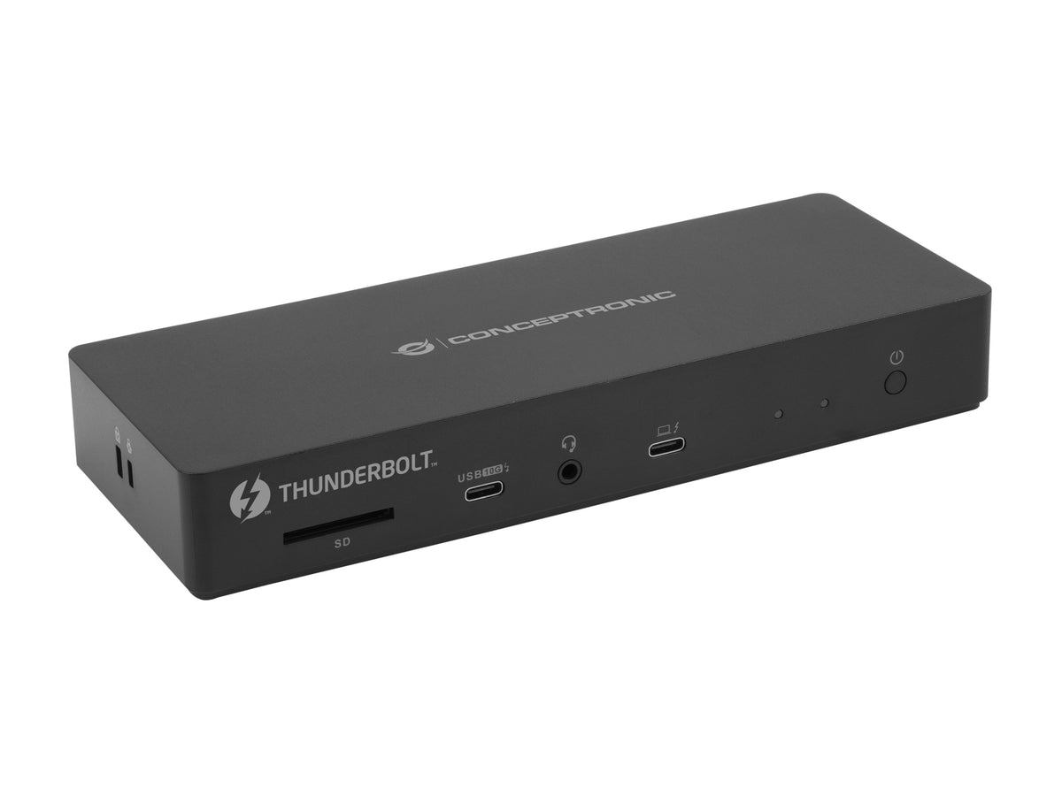 Conceptronic DONN30B Station d'accueil Thunderbolt 4, Noir