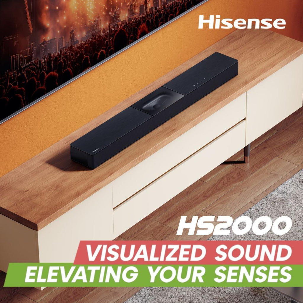 Hisense HS2000 2.1-kanal Soundbarsystem Sort - vue 5