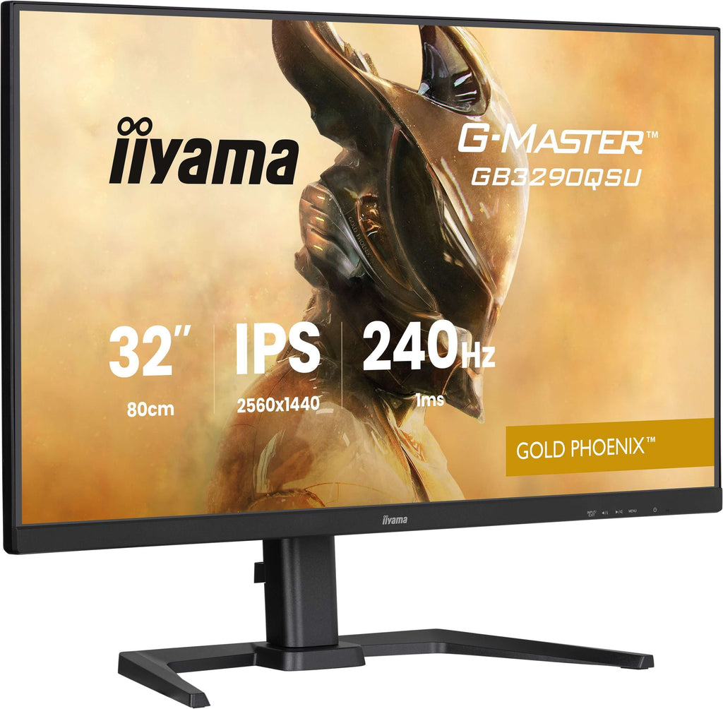 iiyama G-MASTER GB3290QSU-B1 écran plat de PC 80 cm (31.5") 2560 x 1440 pixels Quad HD LED Noir