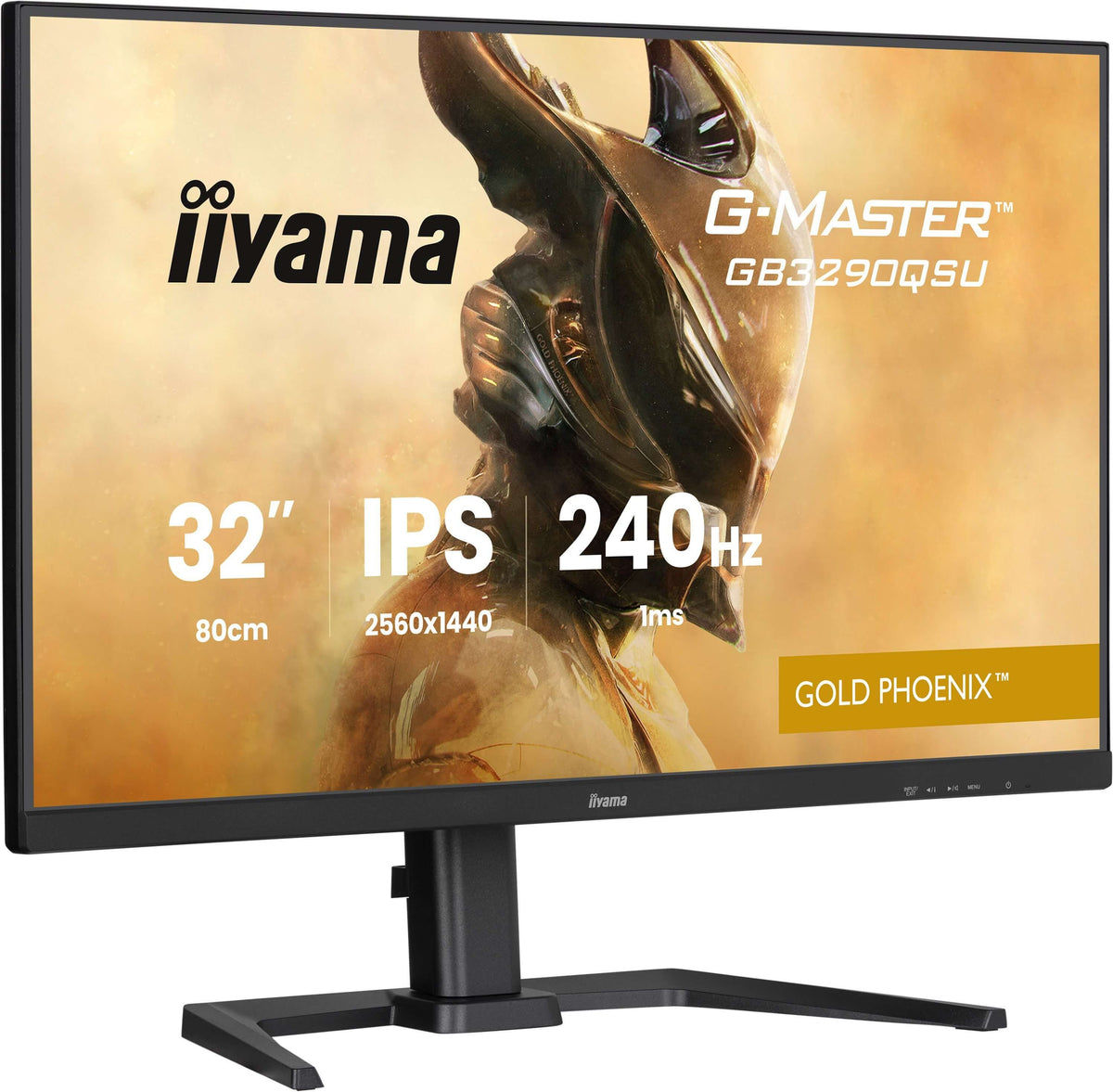 iiyama G-MASTER GB3290QSU-B1 écran plat de PC 80 cm (31.5") 2560 x 1440 pixels Quad HD LED Noir