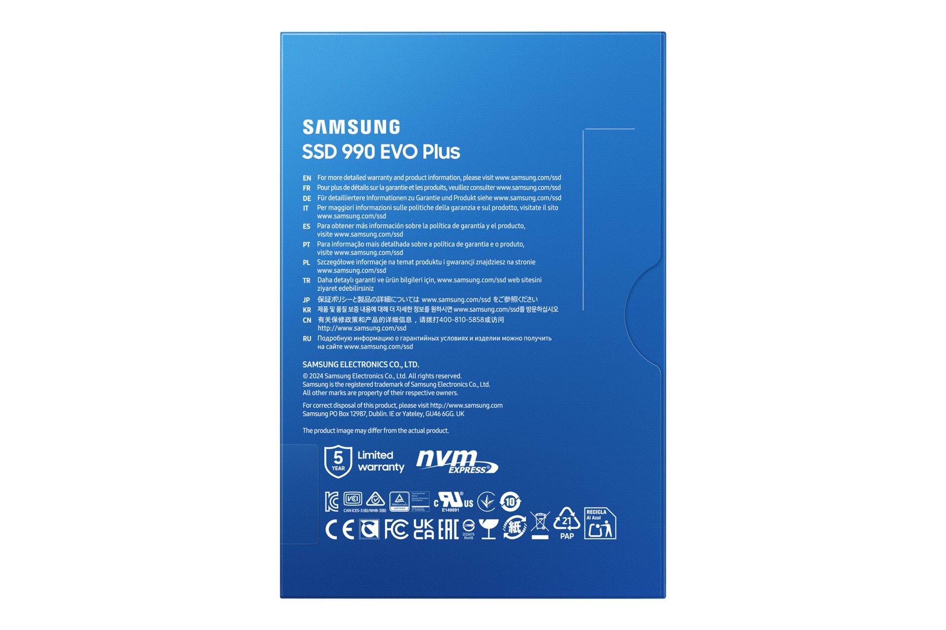 Samsung Samsung MZ-V9S2T0 2 To M.2 PCI Express 4.0 NVMe V-NAND TLC