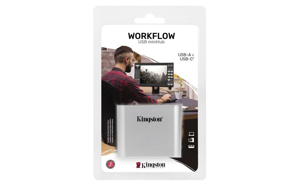Kingston Technology USB 3.2 Gen1 Workflow 5G USB-A et USB-C miniHub