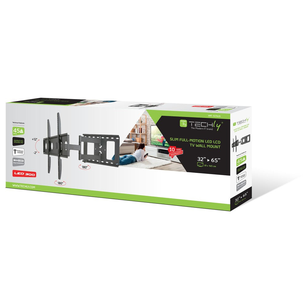 Techly ICA-PLB 148L support pour téléviseur 165,1 cm (65") Noir - vue 2