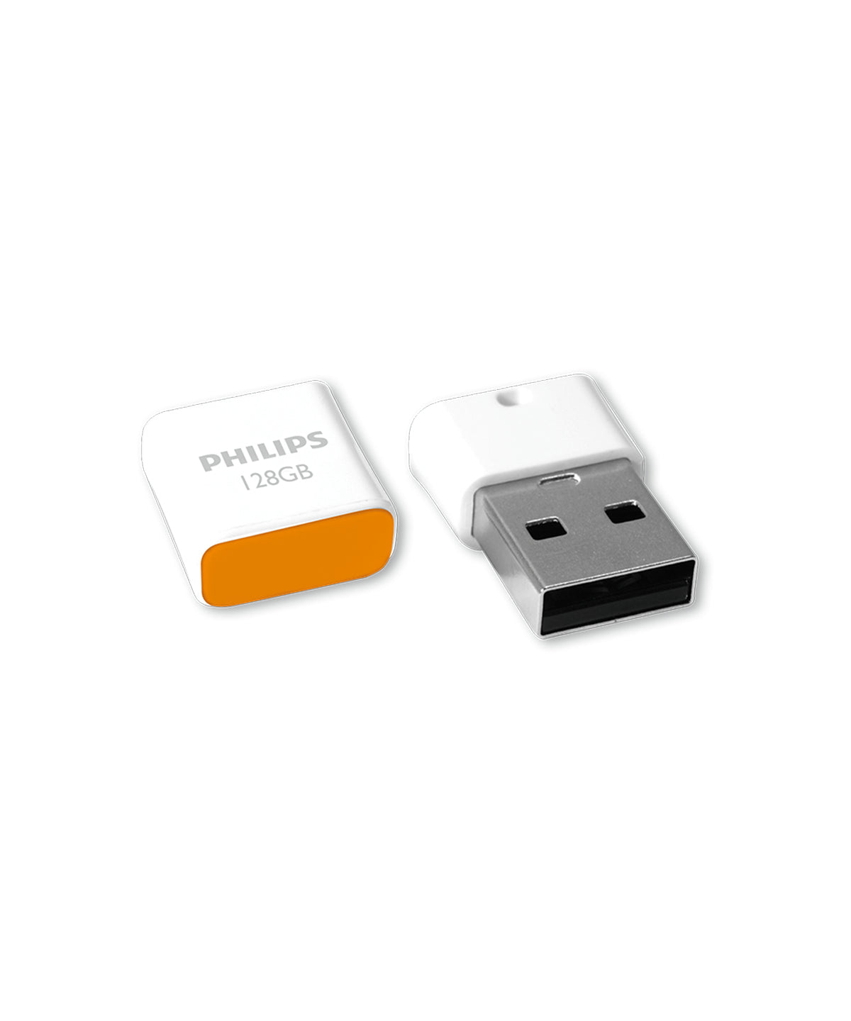 Philips Pico lecteur USB flash 128 Go USB Type-A 2.0 Orange, Blanc