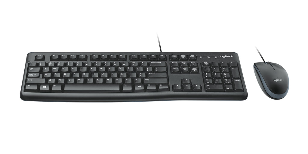 Logitech MK120 Ensemble Clavier et Souris Filaire, Disposition Nordique