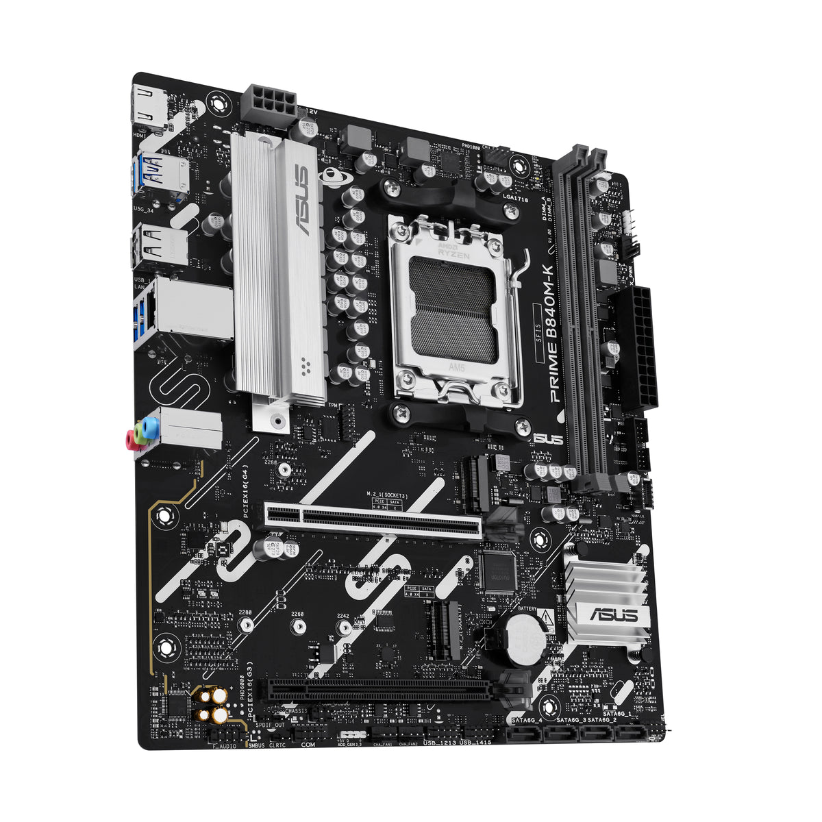 ASUS PRIME B840M-K AMD B840 Emplacement AM5 micro ATX - vue 4