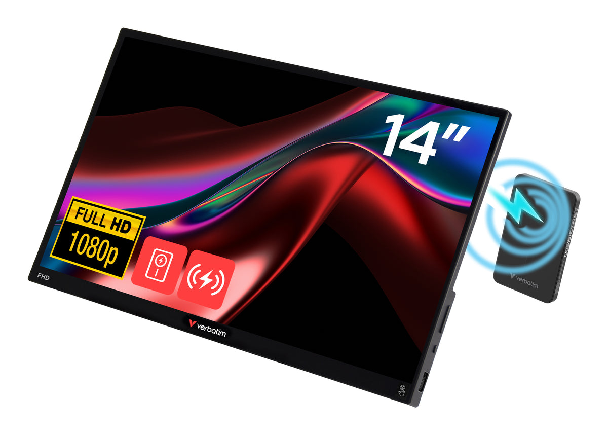 Verbatim 14 IPS 1920 x 1080 (Full HD) HDMI USB USB-C 60Hz