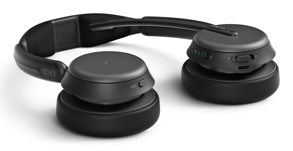 EPOS IMPACT 1061 ANC Casque Sans Fil et Filaire, Noir