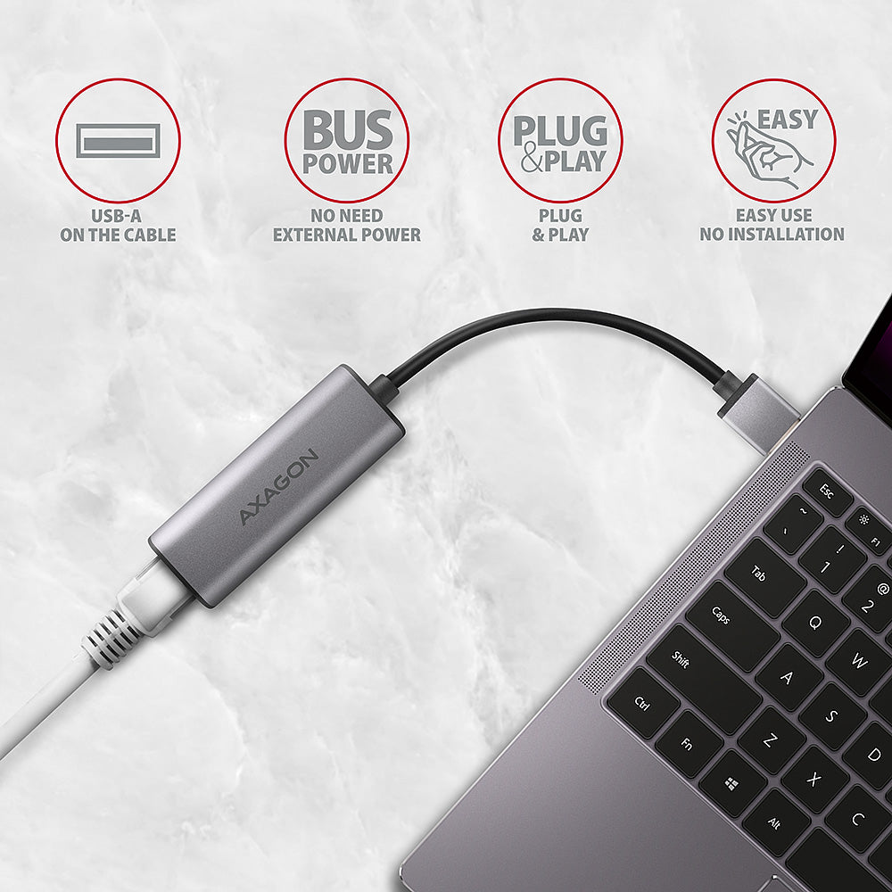 Axagon ADE-25R carte réseau Ethernet 2500 Mbit/s - vue 3