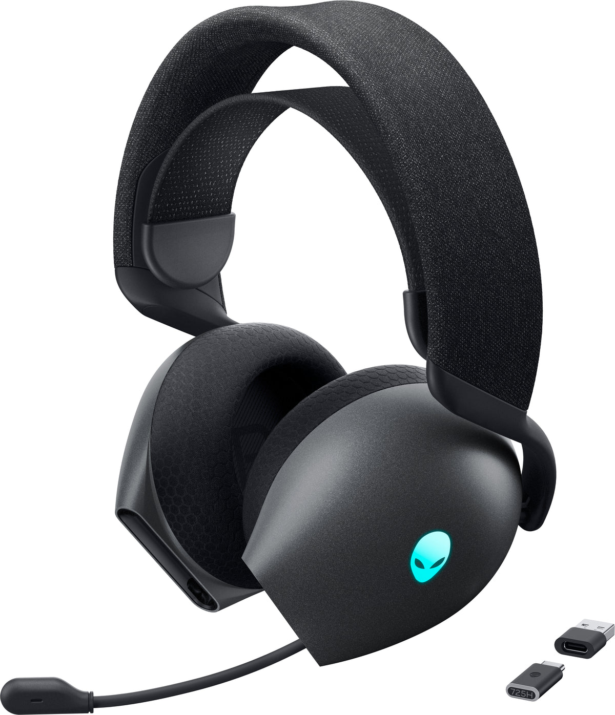 Alienware AW725H Casque Avec fil &sans fil Arceau Gaming USB Type-C Bluetooth Noir