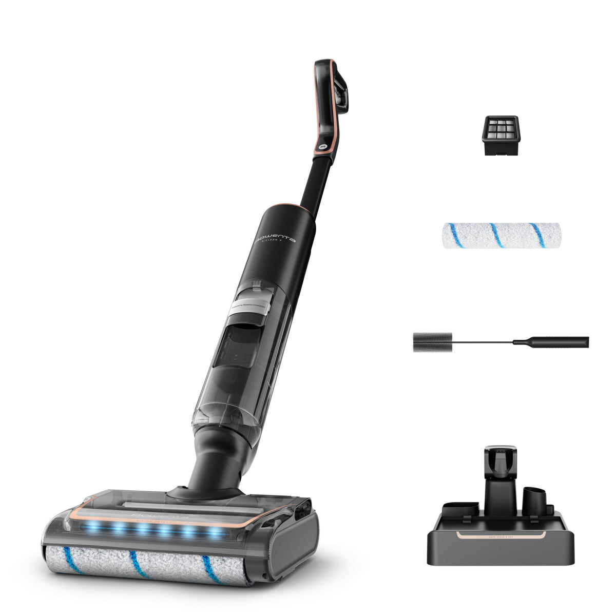 Rowenta X-Clean 7 GZ5736E0 aspirateur balai et balai électrique Aspirateur-balai 2 en 1 Batterie Sec&humide Sans sac Noi