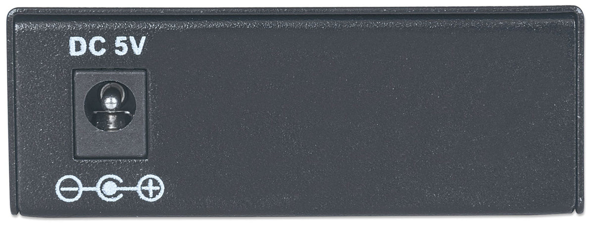 Intellinet 510493 Convertisseur de Support Réseau 1000 Mbit/s, Noir