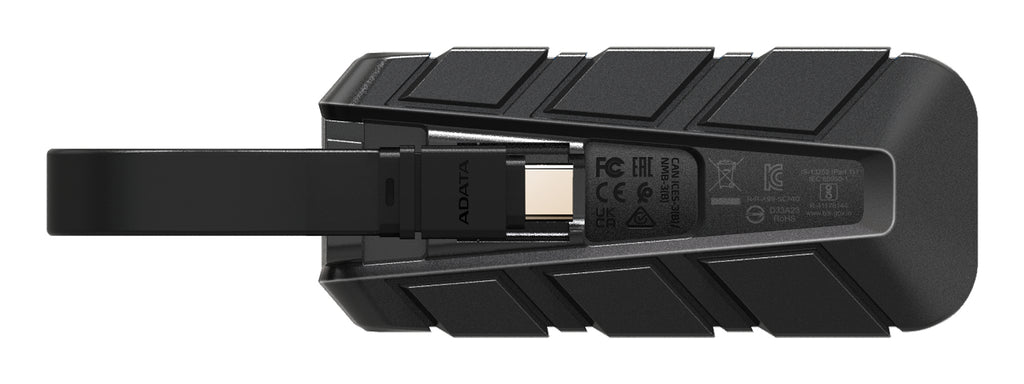 ADATA SC740 1 To USB Type-C 3.2 Gen 2 (3.1 Gen 2) Noir, Bleu - vue 2