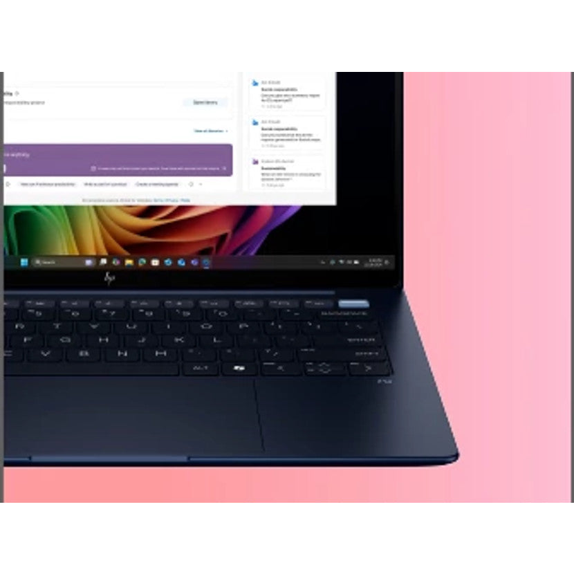 HP EliteBook Ultra G1i Next Gen AI PC Wolf Pro Security Edition Copilot+ PC Intel Core Ultra 7 258V Ordinateur portable 35,6 cm (14") Écran tactile 2.8K 32 Go LPDDR5x-SDRAM 1 To SSD Wi-Fi 7 (802.11be) Windows 11 Pro Bleu