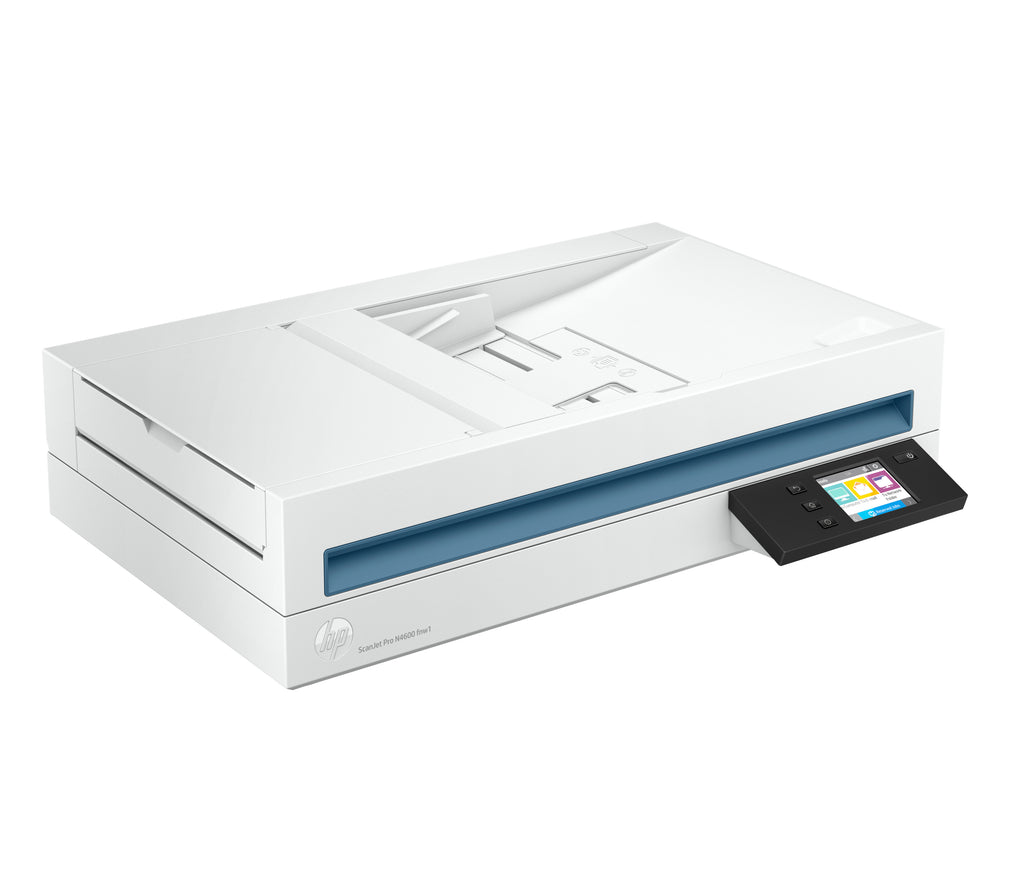 HP ScanJet Pro N4600 fnw1 Scanner à plat A4 avec chargeur automatique, 40 ppm/80 ipm, 1200 x 1200 DPI