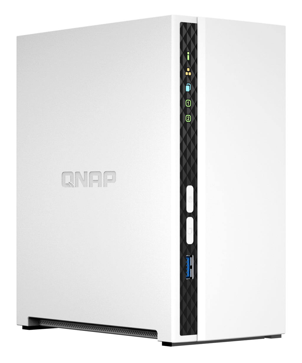 QNAP TS-233 Serveur de Stockage NAS Tower ARM Cortex-A55 2 Go Blanc