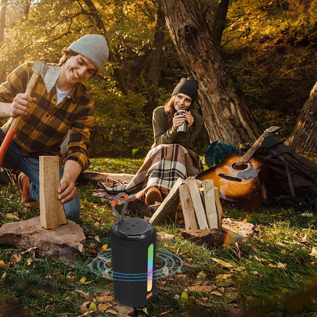 Enceinte Bluetooth portable sans fil avec radio FM, chaîne stéréo et lecteur MP3, 26 W, Zenwire BS-09