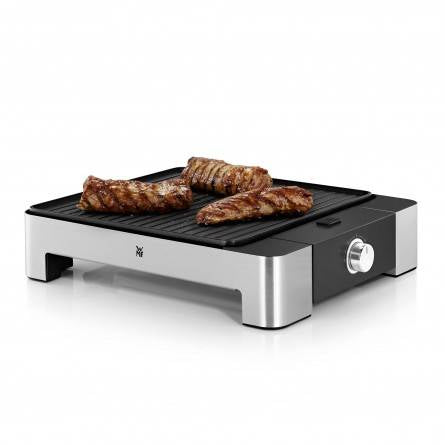 WMF LONO Tischgrill Quadro Gril de Contact, 1250 W, Noir et Chrome