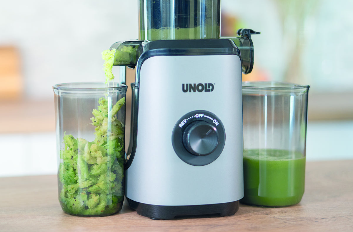 Unold 78275 SLOW JUICER Sam Centrifugeuse lente 300 W Charbon de bois