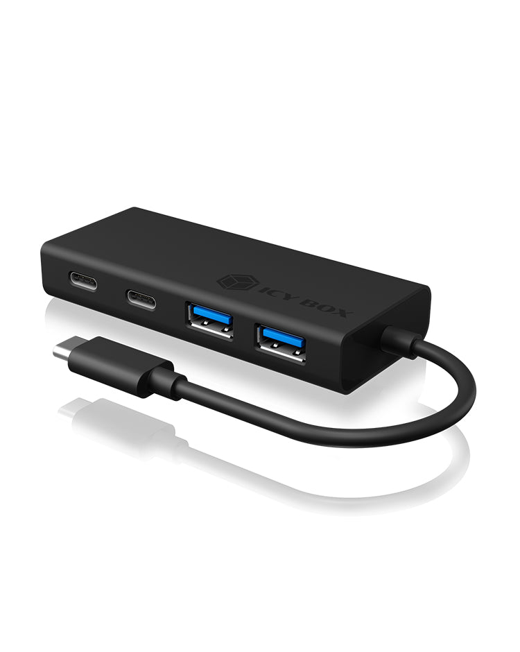 ICY BOX IB-HUB1426-CPD Hub USB 3.2 Gen 1 Type-C 5000 Mbit/s, Noir