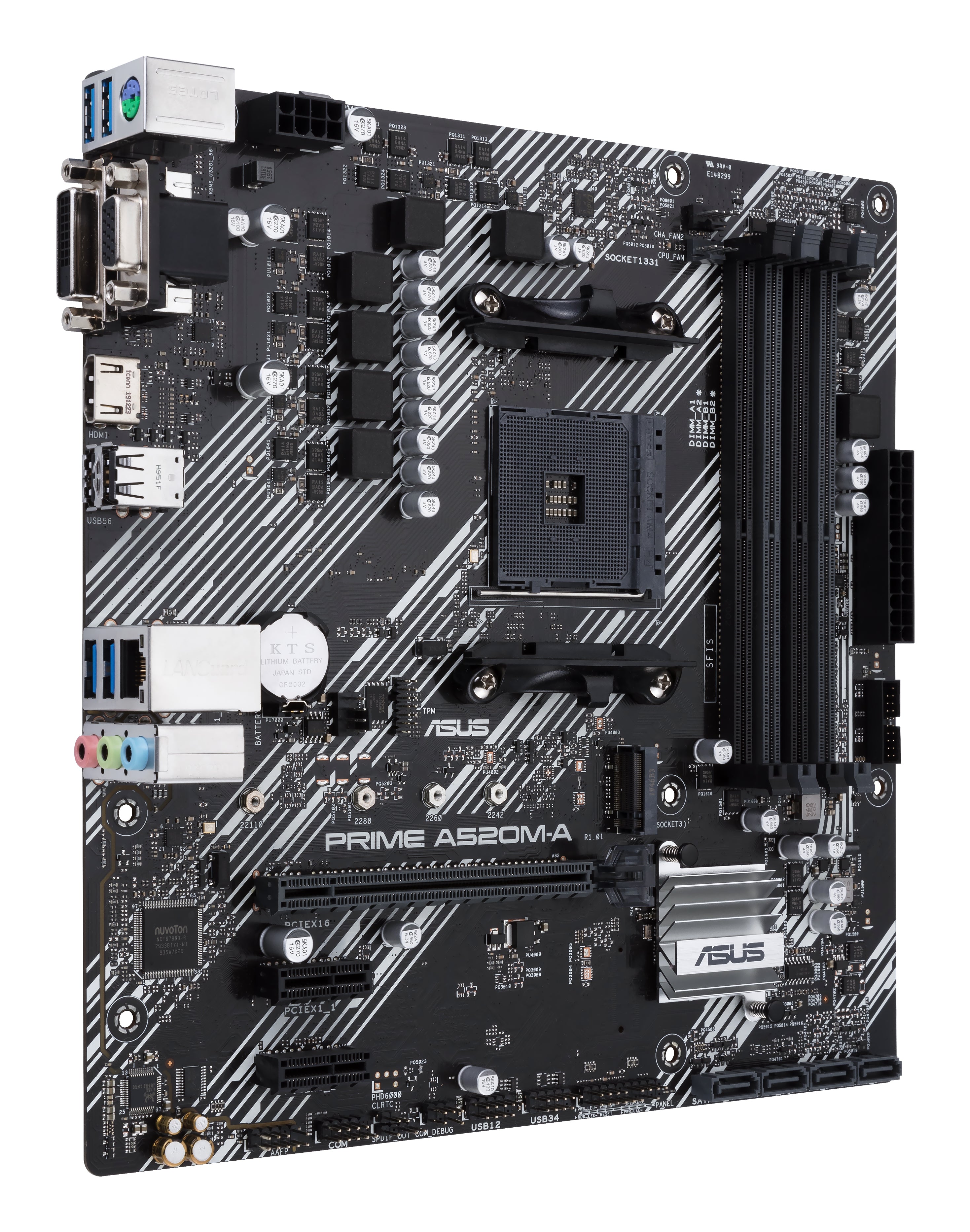 ASUS PRIME A520M-A II/CSM AMD A520 Emplacement AM4 micro ATX