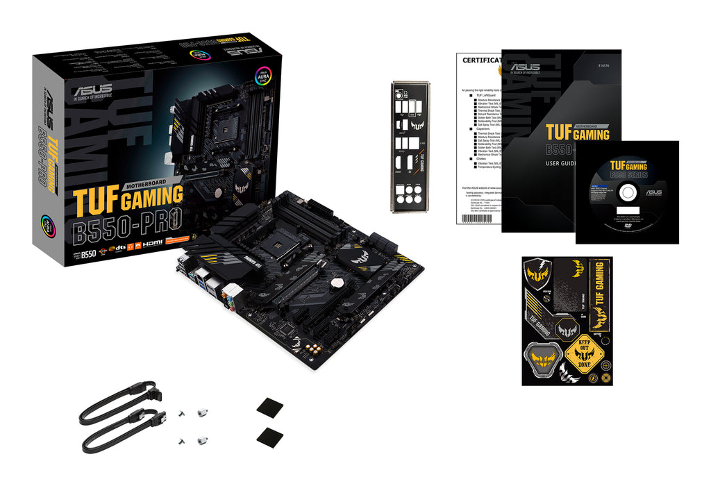 ASUS TUF GAMING B550-PRO AMD B550 Emplacement AM4 ATX