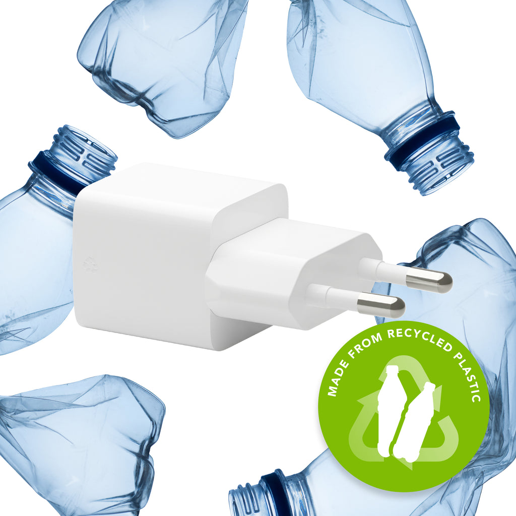 Chargeur Universel pour Appareils Mobiles CH20EUWH7093, Secteur Intérieur, Port USB-C, Blanc